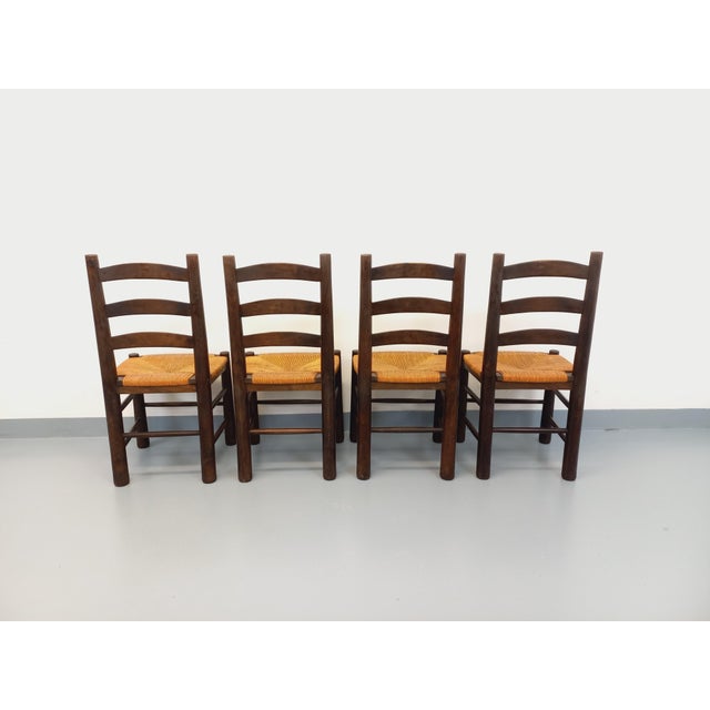 Vintage Brutalist Chairs by Georges Robert, 1960s, Set of 4 For Sale - Image 11 of 18