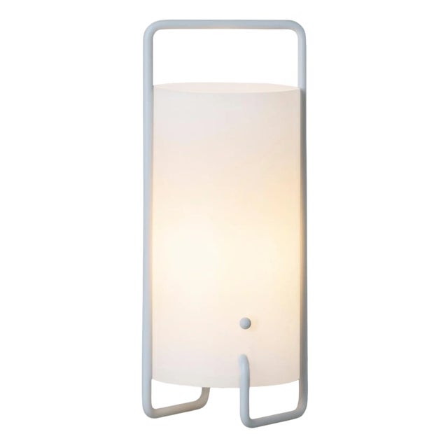 White Asa Table Lamp by Miguel Mila For Sale