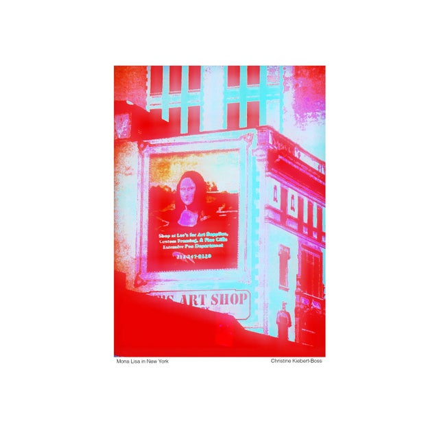 Paper "Mona Lisa in New York City” - Giclee Print of a Photo by Christine Kiebert-Boss - For Sale - Image 7 of 7