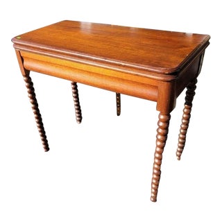 1930s Mahogany Console Table Game Table, Circa For Sale