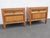 This magnificent Pair of Nightstands is made of wood, mahogany, burlwood, veneer, oak, and metal. The Nightstands were...