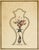 An original early 19th-century watercolour painting – Indian Company School, Pietra Dura Ornament on Cenotaph Screen, Taj...