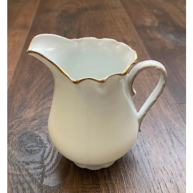 19th Century 19th Century Austrian Art Nouveau-Styled Gold-Rimmed Porcelain Dinner Service, 65+ Pieces For Sale - Image 5 of 7