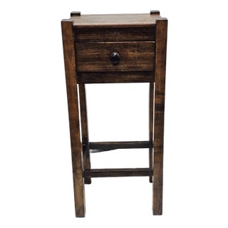 Arts & Crafts Style Stained Fruitwood Work Table For Sale