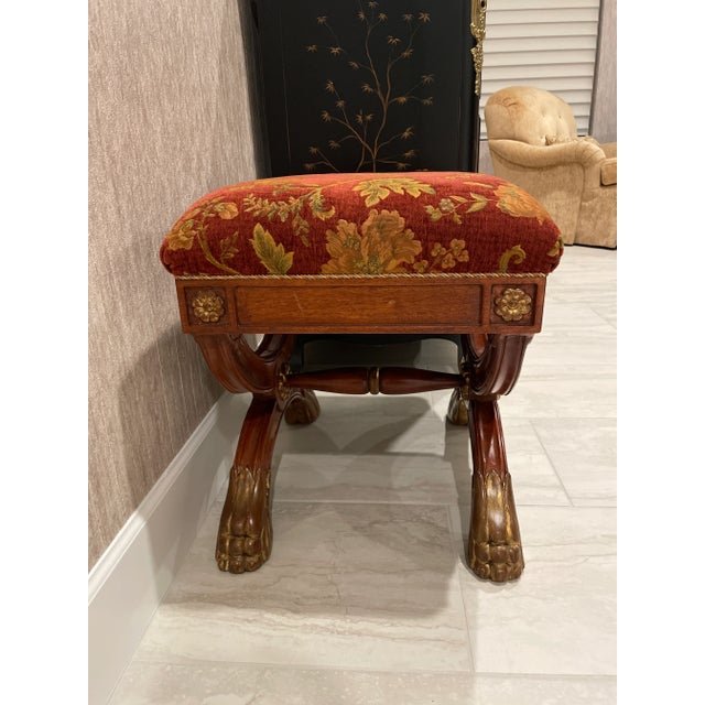 Lion Paw Ottoman a Pair For Sale - Image 11 of 13