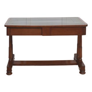 Mahogany Two Drawer Writing Table, 1890s For Sale