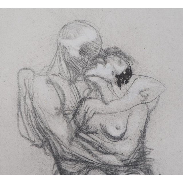 After Auguste Rodin, Nude, Group of Françoise and Rimini, Engraving For Sale - Image 6 of 7