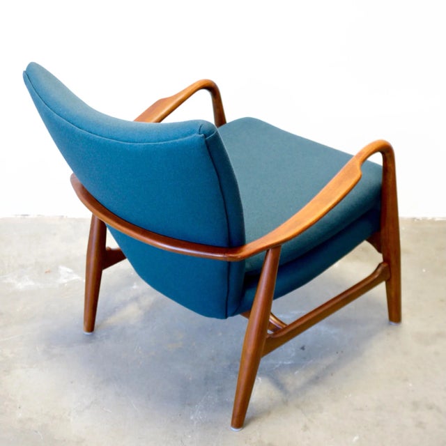 Mid 20th Century Madsen & Schubell Model Ms4 Teak Armchair Designed by Henry Hans Schubell & Arnold Madsen For Sale In Boston - Image 6 of 16