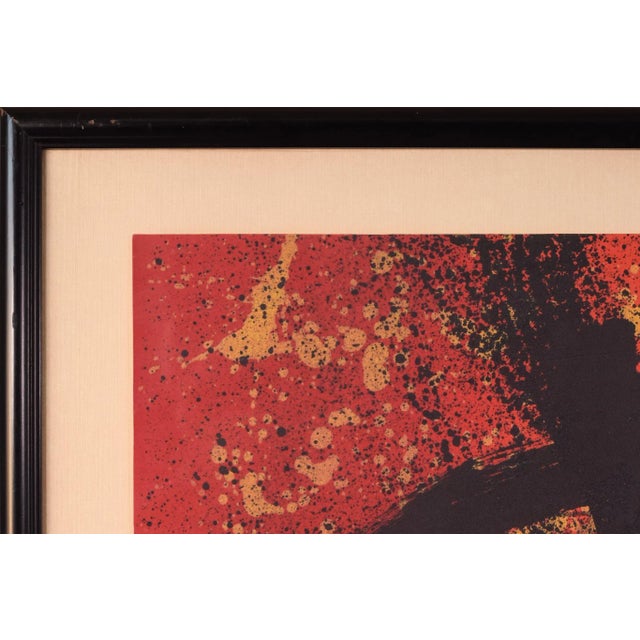 Black Abstract Composition, 1980s, Ink on Paper For Sale - Image 8 of 10