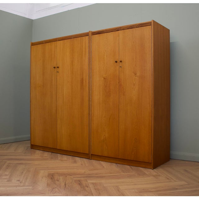 Mid-Century Modern Mid-Century Teak Wardrobe, 1960s For Sale - Image 3 of 13