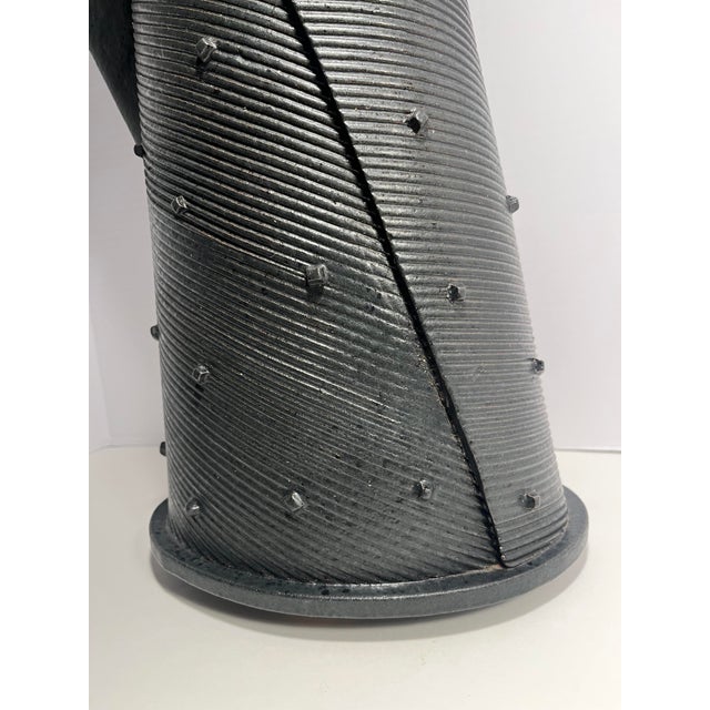 Vintage Masuo Ojima Massive Brutalist Ceramic Vase Teapot Form Japanese-American 22.5” For Sale - Image 11 of 13