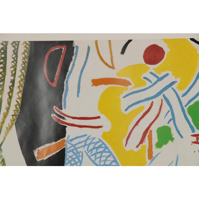 White David Hockney Paints the Stage Walker Art Center 1984 Exhibition Poster, Framed For Sale - Image 8 of 12