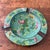 Chinese Antique Chinese Turquoise Blue Cloisinne Ashtray For Sale - Image 3 of 4