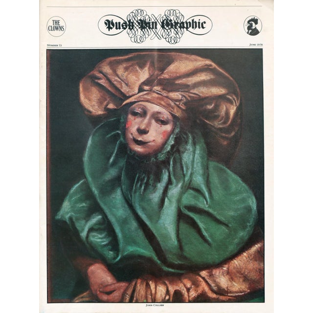Paper 1978 American Graphic Design Magazine, Push Pin Graphic - the Clowns - Number 73, June 1978 For Sale - Image 7 of 7