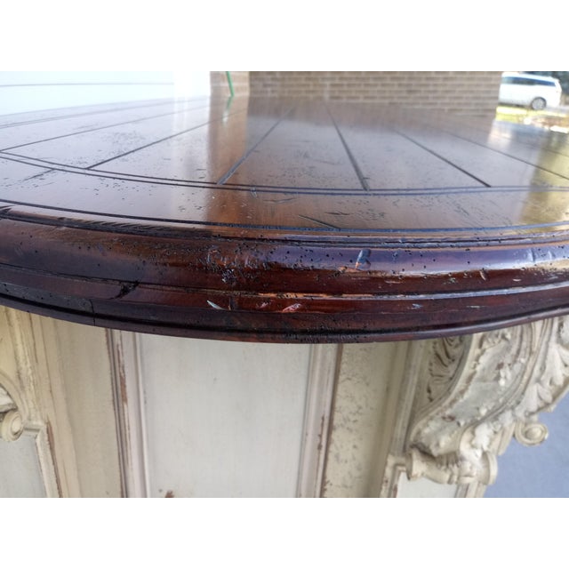 French Country Habersham Chantepie Kitchen Island With Storage Chairish