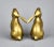 Mid 20th Century Mid 20th Century Brass Rabbit Bookends - a Pair For Sale - Image 5 of 8