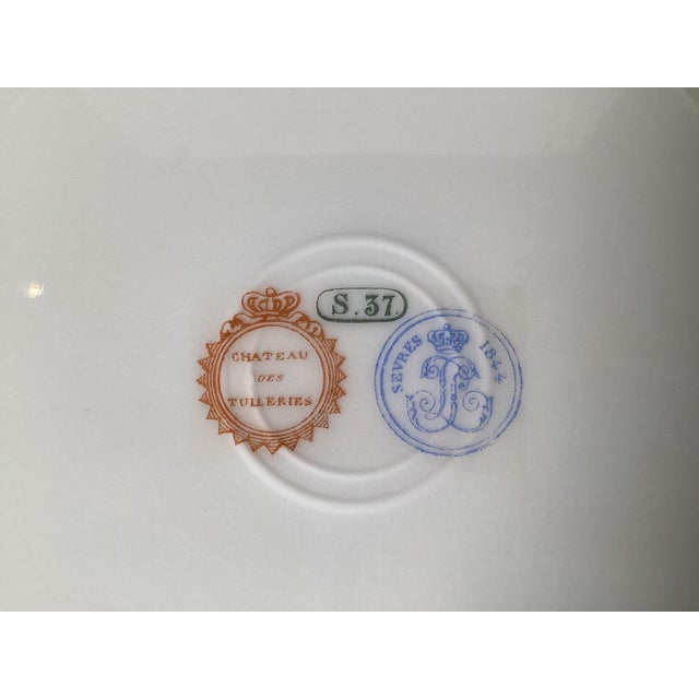A Set of Three 1840's Sevres Porcelain Cabinet Plates For Sale - Image 4 of 12