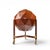 M. Vuillermoz for Dambrine Mid Century French Mahogany and Brass Polyhedron Bar Cabinet This bar cabinet measures: 23.5...