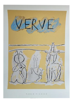 Pablo Picasso, Cover for Verve, 1951 / 1996, Silk-Screen