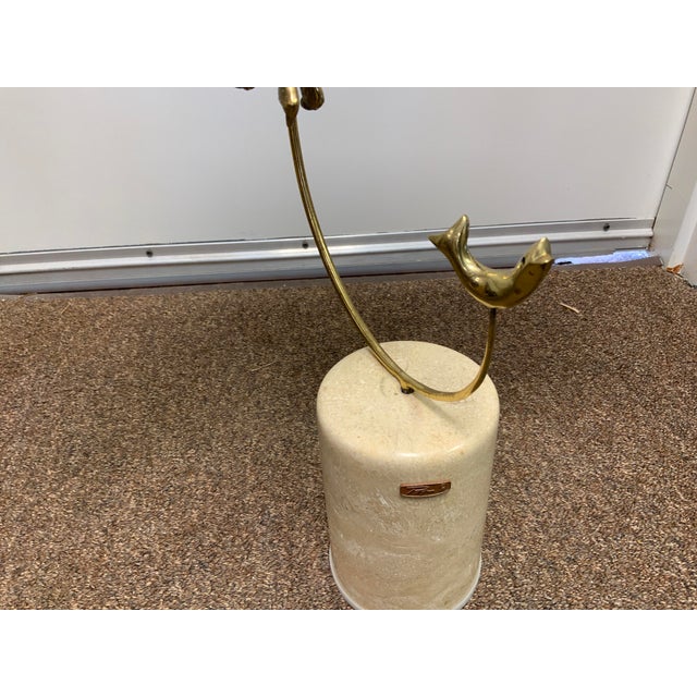 Metal 20th Century Bijan Brass Eagle Sculpture For Sale - Image 7 of 11