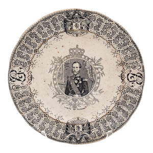 "Comte De Flandre" Plate, Belgium Circa 1860