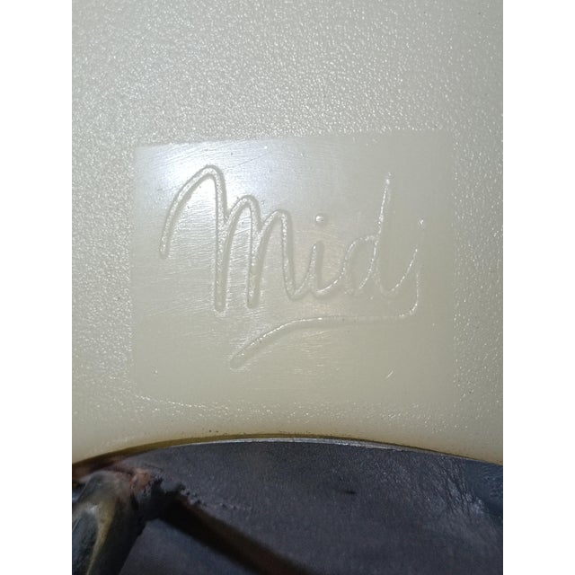 Metal Bar Stool by Roberto Foschia for Mid,j 1970s For Sale - Image 7 of 14