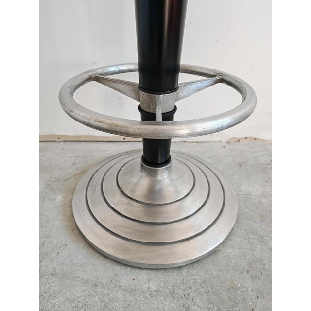 1980s Art Deco Inspired Bar Stools by Go-in Desig,n Munich, Germany, 1980s, Set of 4 For Sale - Image 5 of 16