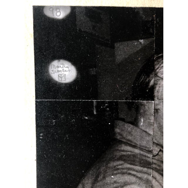 1990s Martin Sumers, Vintage Abstract Expressionist Hyman Bloom Photo Collage Assemblage Photograph, 1998 For Sale - Image 5 of 6