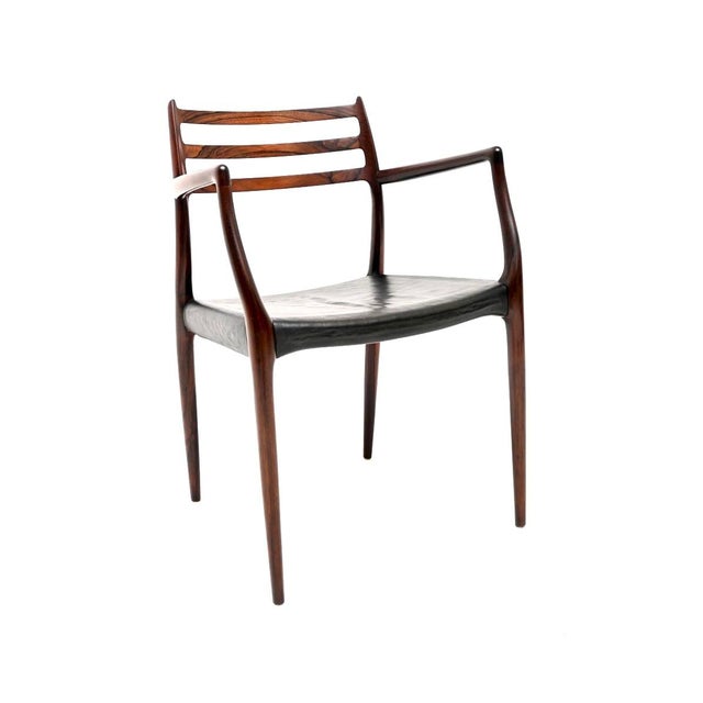 Wood Danish Model 78 and 62 Dining Chairs by Niels Moller from J.L. Møllers, 1960s, Set of 6 For Sale - Image 7 of 18