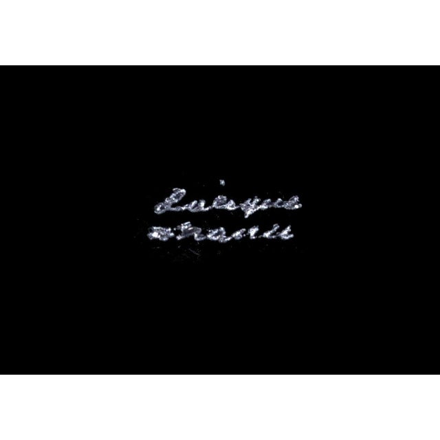 Antique French Art Deco Large Crystal Glass "Marguerites" Bowl by Lalique, 1930s For Sale - Image 9 of 9