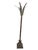 2020s Artisan Sculptural Hand-Wrought Iron "Feather" Floor Candle Holder For Sale - Image 5 of 10