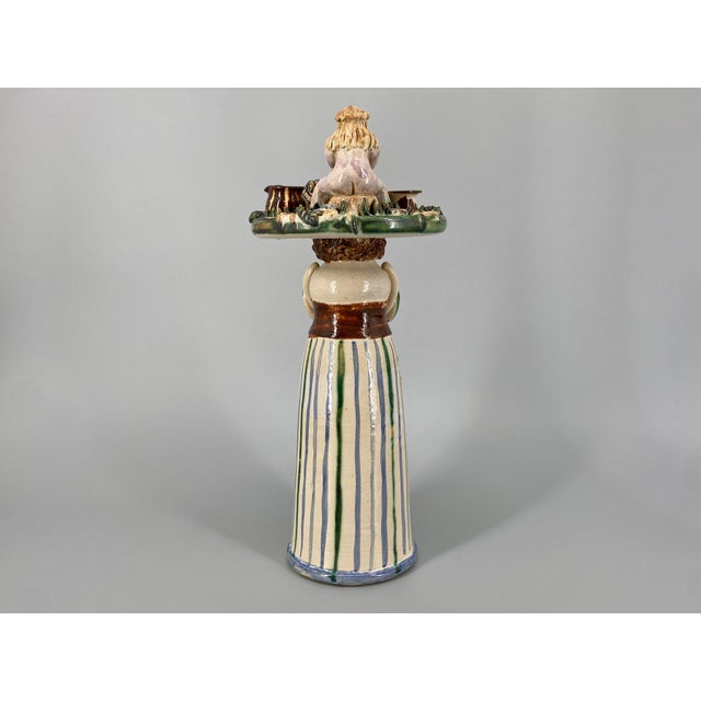 Annette Ody, Studio Ceramic Figure, 1970s, Ceramic For Sale - Image 4 of 15