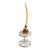 1970's Vintage Hollywood Regency Faux Tusk Sculpture on Brass Base, Chapman Style For Sale