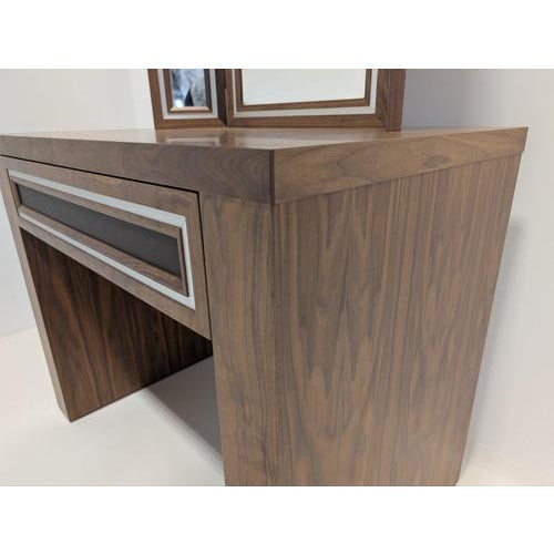 American Walnut Dressing Table from Cine Italia For Sale - Image 9 of 14