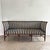 Antique Art Deco 3-Seater Sofa with Striped Fabric, 1800s For Sale - Image 3 of 14