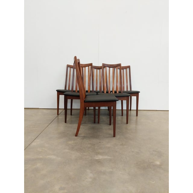 G Plan Set of 6 Vintage Mid Century Modern Dining Chairs by G Plan For Sale - Image 4 of 9
