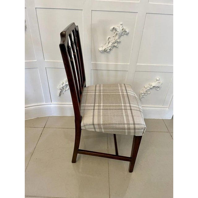 Wood George III Mahogany Dining Chairs, 1780s, Set of 8 For Sale - Image 7 of 14