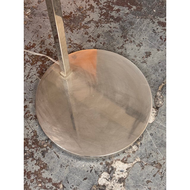 Design Plus Gallery presents an Arch Floor Lamp from West Elm. A sweeping chrome arm extends from a slender upright...
