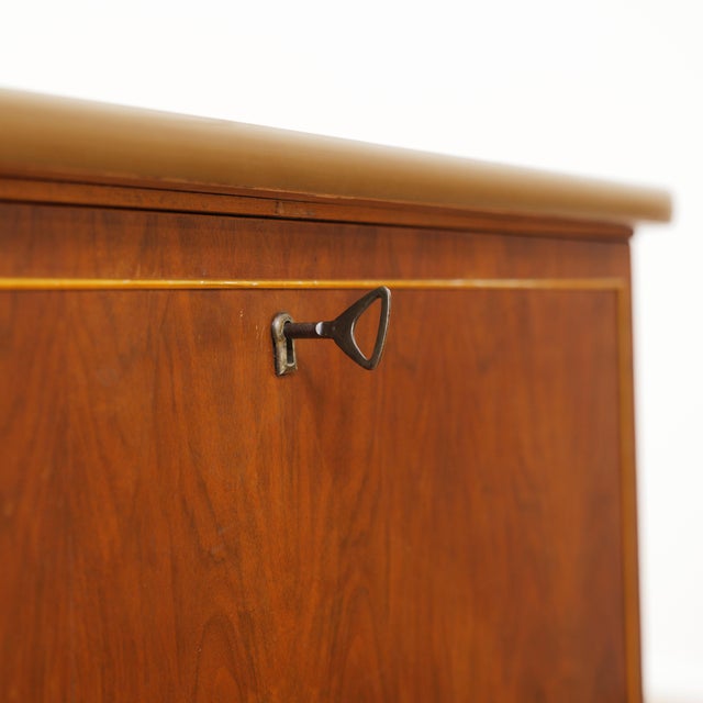 Mid Century British Mechanical Liquor Cabinet, 1950s For Sale - Image 14 of 15