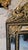 Louis XIV Style Mirror with Blackened Wood and Repoussé Gilt Metal Panels, 1870s For Sale - Image 9 of 12