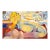 Leaning Forward, Contemporary Figurative Abstract With Primary Colors by Michael Eggleston For Sale