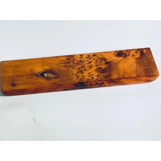 Wood Pen Holder in Brown Color, France, 1970s For Sale - Image 9 of 11