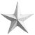 Farmhouse Vintage Farmhouse White Metal Barn Star Wall Decor X-Large For Sale - Image 3 of 3