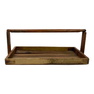 Antique Rustic Handled Berry Basket Tray
