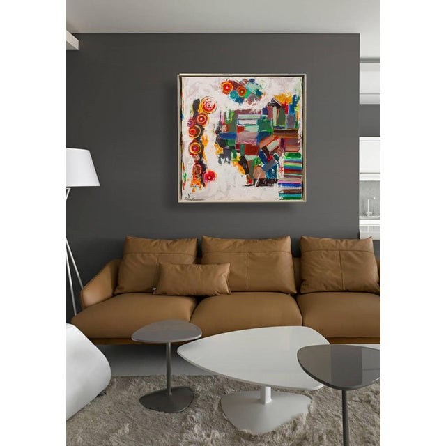 Contemporary Natalia Vypritskaia, Assembling the Self, Acrylic and Pastel For Sale - Image 3 of 13