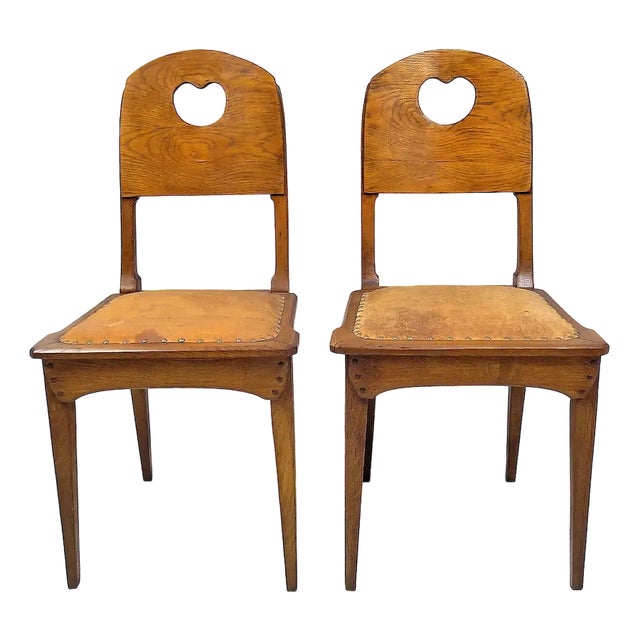 Set of Dining Chairs by Richard Riemerschmid for United Workshops Dresden Hellerau, 1903 For Sale