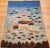 Late 20th Century Vintage Hand-Woven Kilim Rug, Ocean Scene, Mid-Century Modern, Turkey For Sale - Image 5 of 12