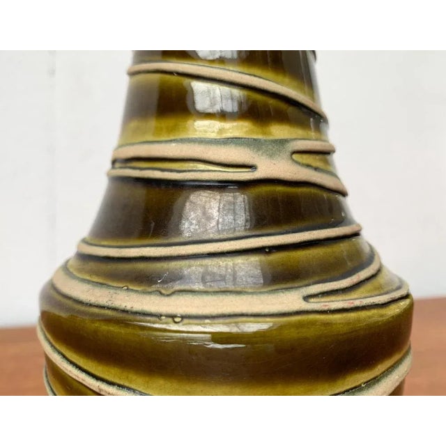 Beige Mid-Century West German Pottery WGP Vase from Ilkra Edelkeramik, 1960s For Sale - Image 8 of 11