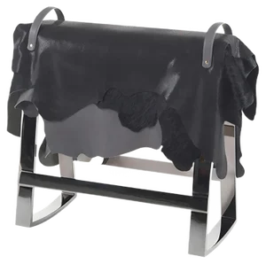 Agaxa Stool in Black Chrome Finish by Ctrlzak for JCP Universe