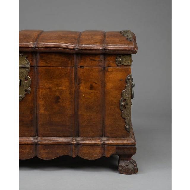 Spanish Revival Mid 20th Century Spanish Revival Cedar Blanket Chest With Forged Iron Hardware For Sale - Image 3 of 7